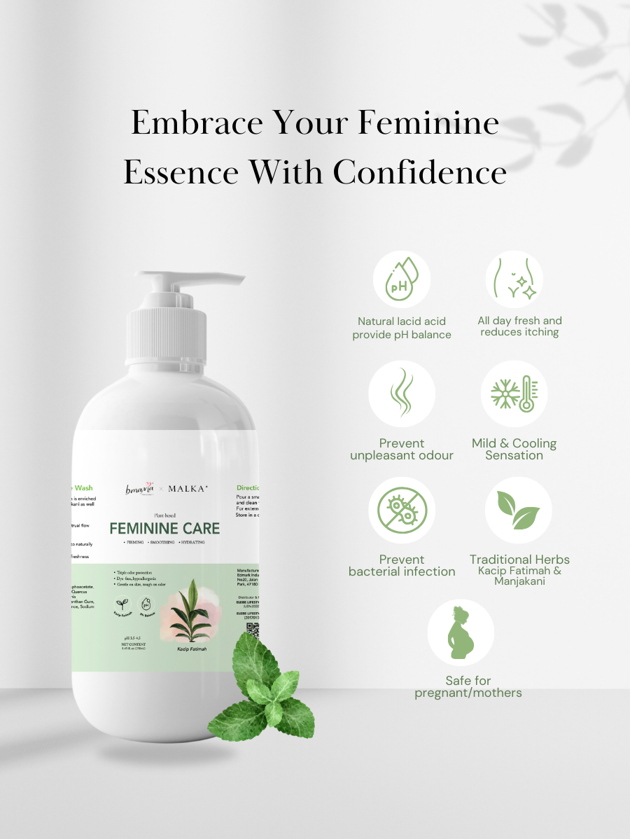 Bmama x Malka Plant-based Kacip Fatimah Feminine Wash