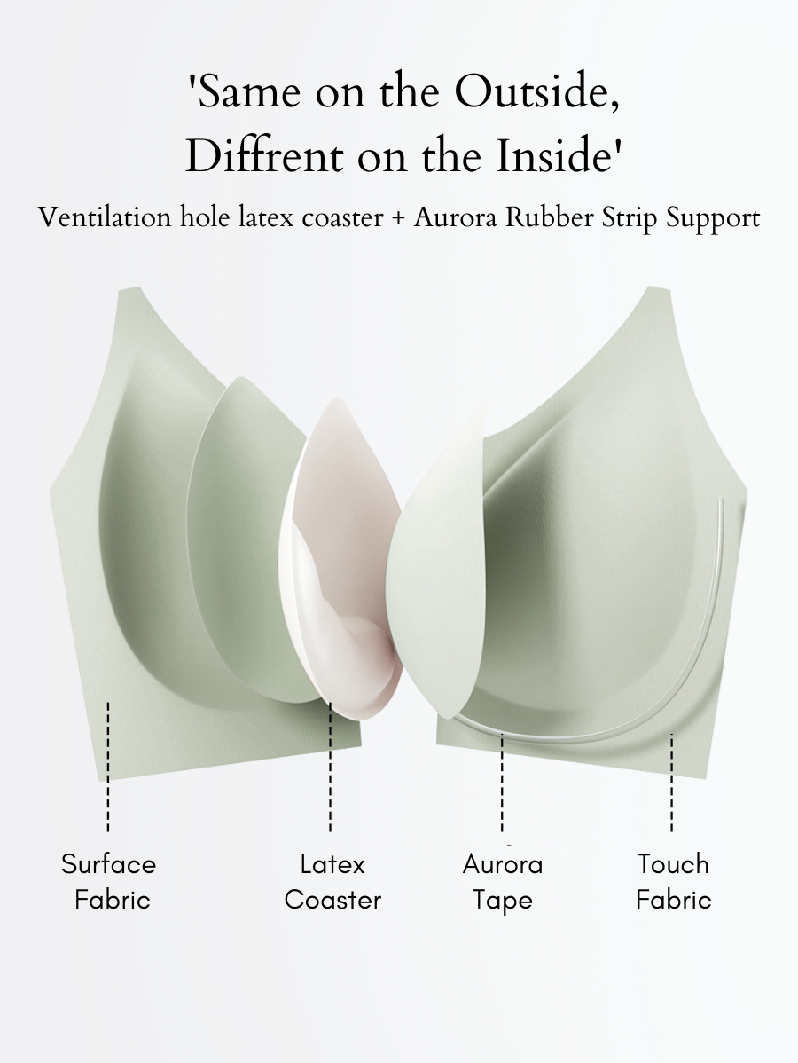 Aurora Dual Strap Aloe Vera Gel Latex Nursing Bra