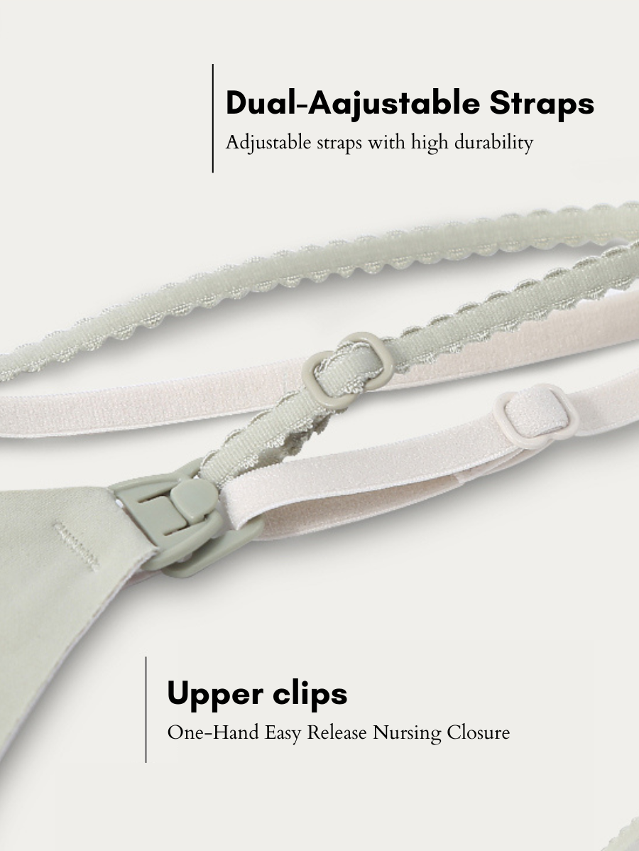 Dual Strap Latex Coaster Nursing Bra (Petite Size)