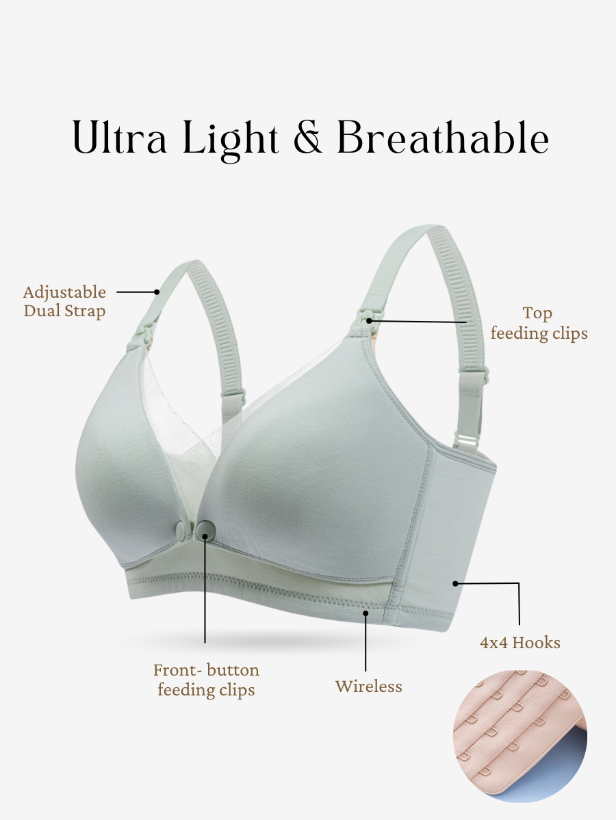 2 Way Top & Front Open Nursing Bra