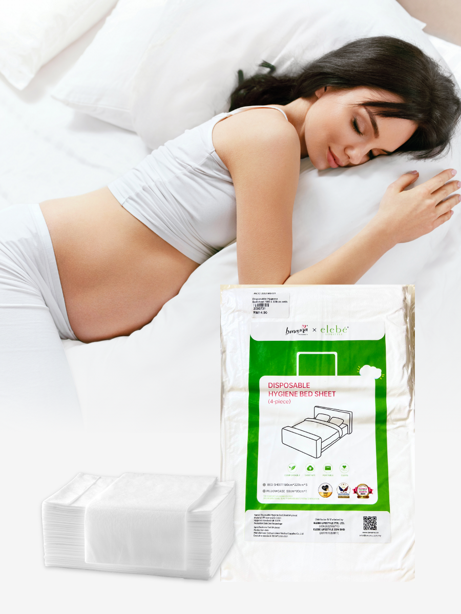 Hygiene Disposable Bed Sheet with Pillowcase