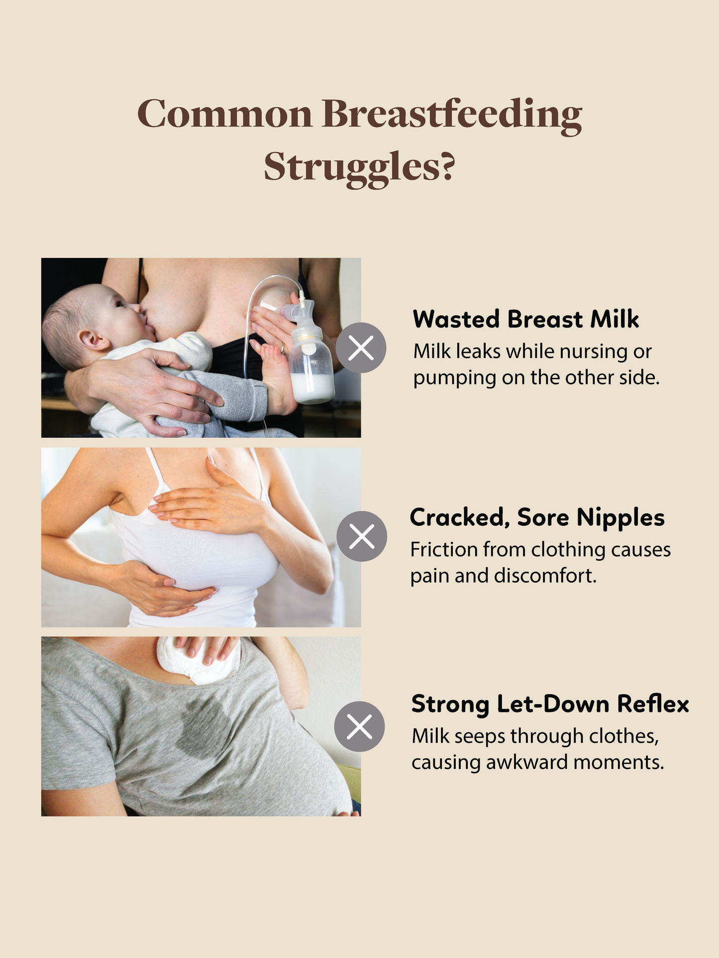 Handsfree Silicone Milk Collector