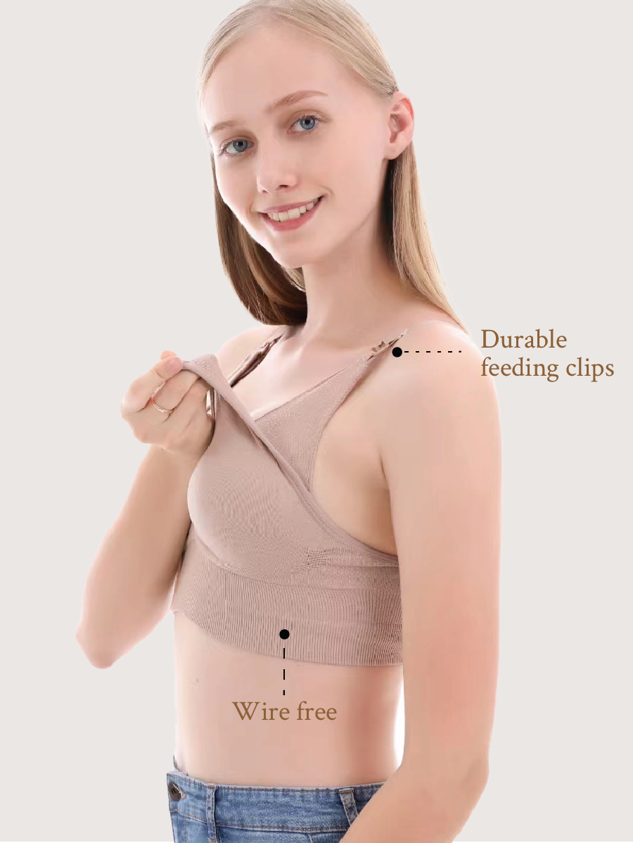 Sport Cotton Handsfree Pumping Bra