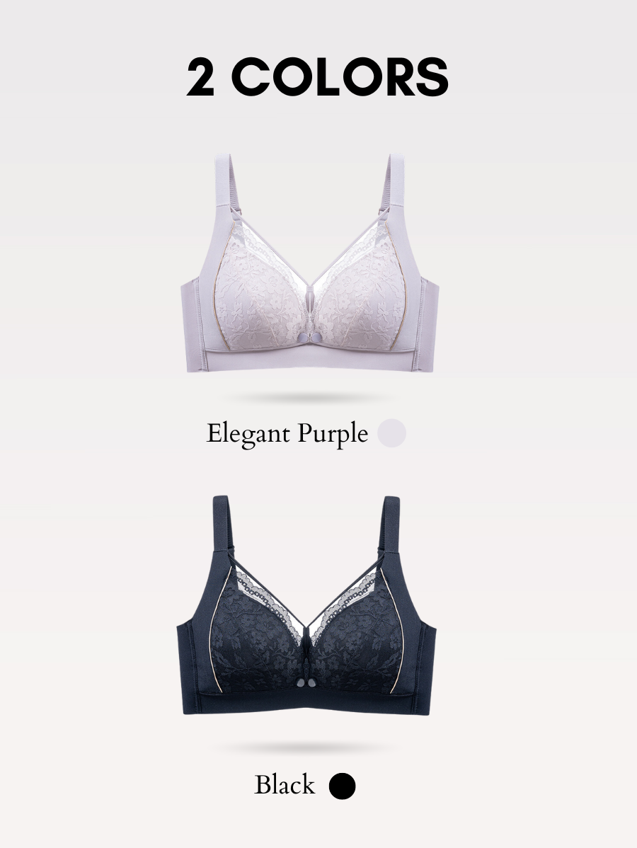 Premium Green Tea Antibacterial Middle Button Nursing Bra