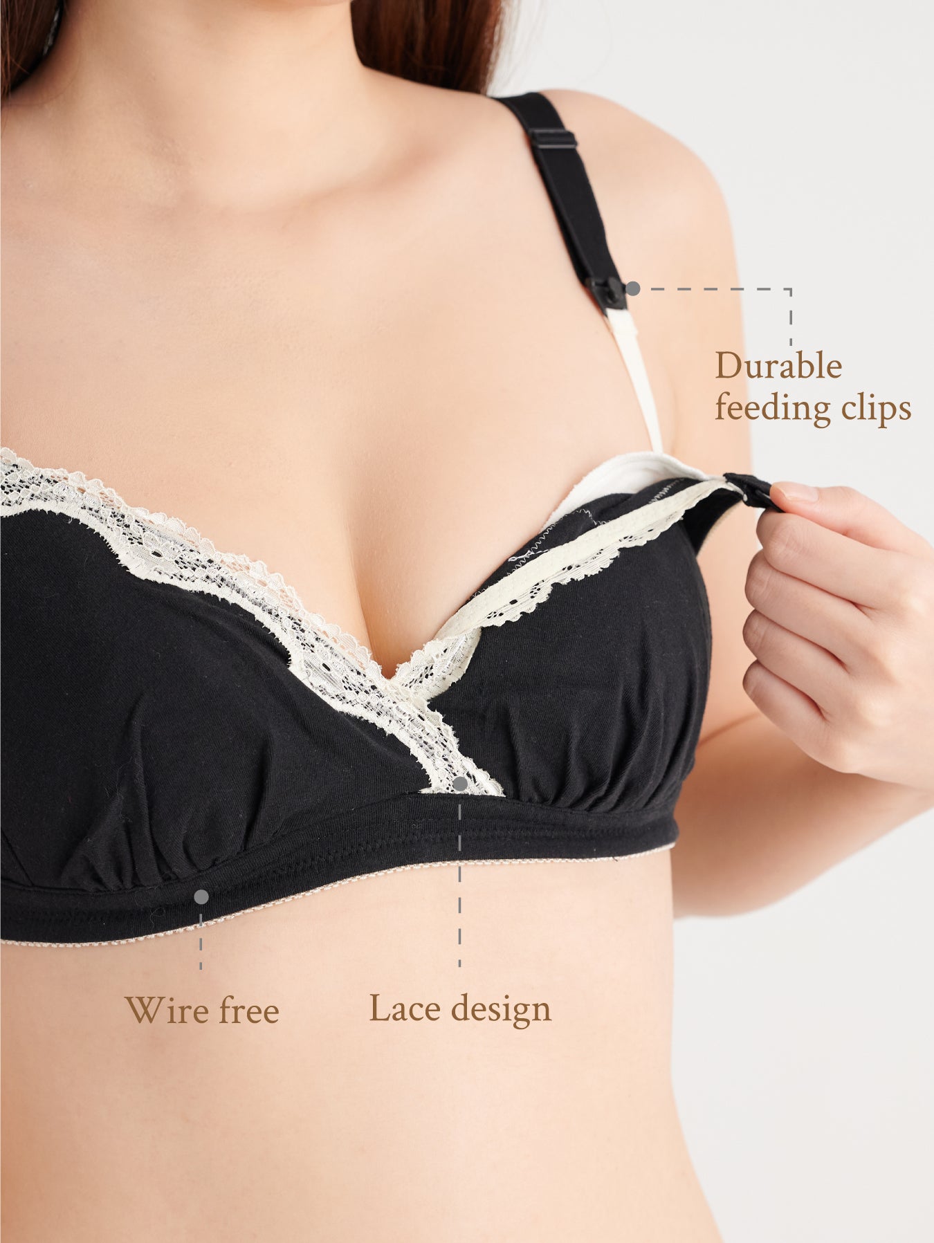 2 Way Easy Lace Nursing Bra