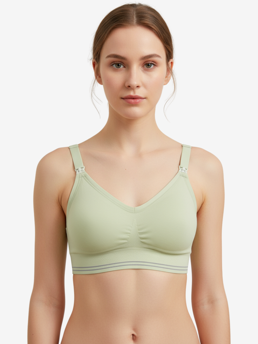 Sport Bra Spandex Top Open Nursing Bra