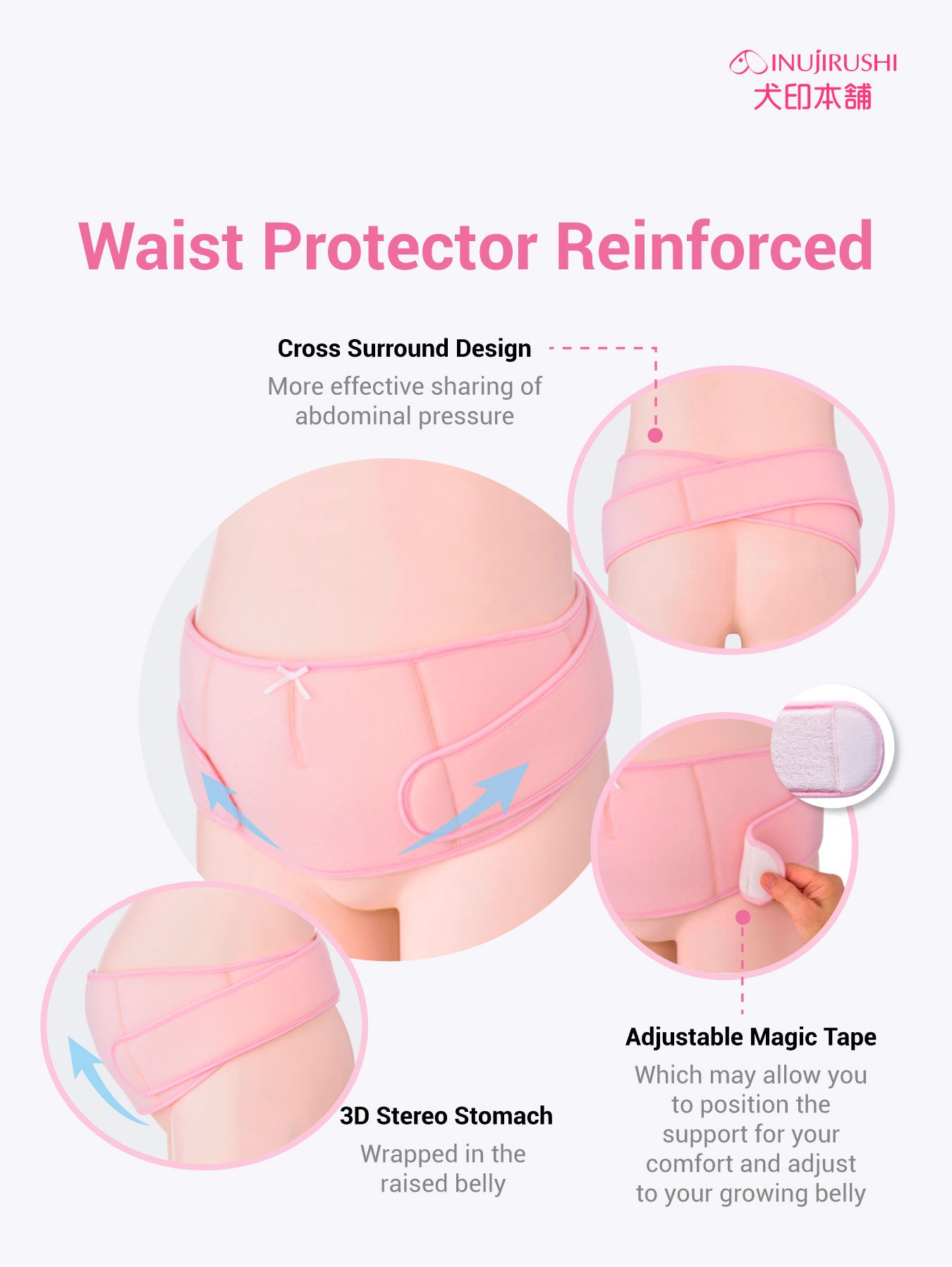 Inujirushi Full Abdominal Abdomen Pregnancy Belt