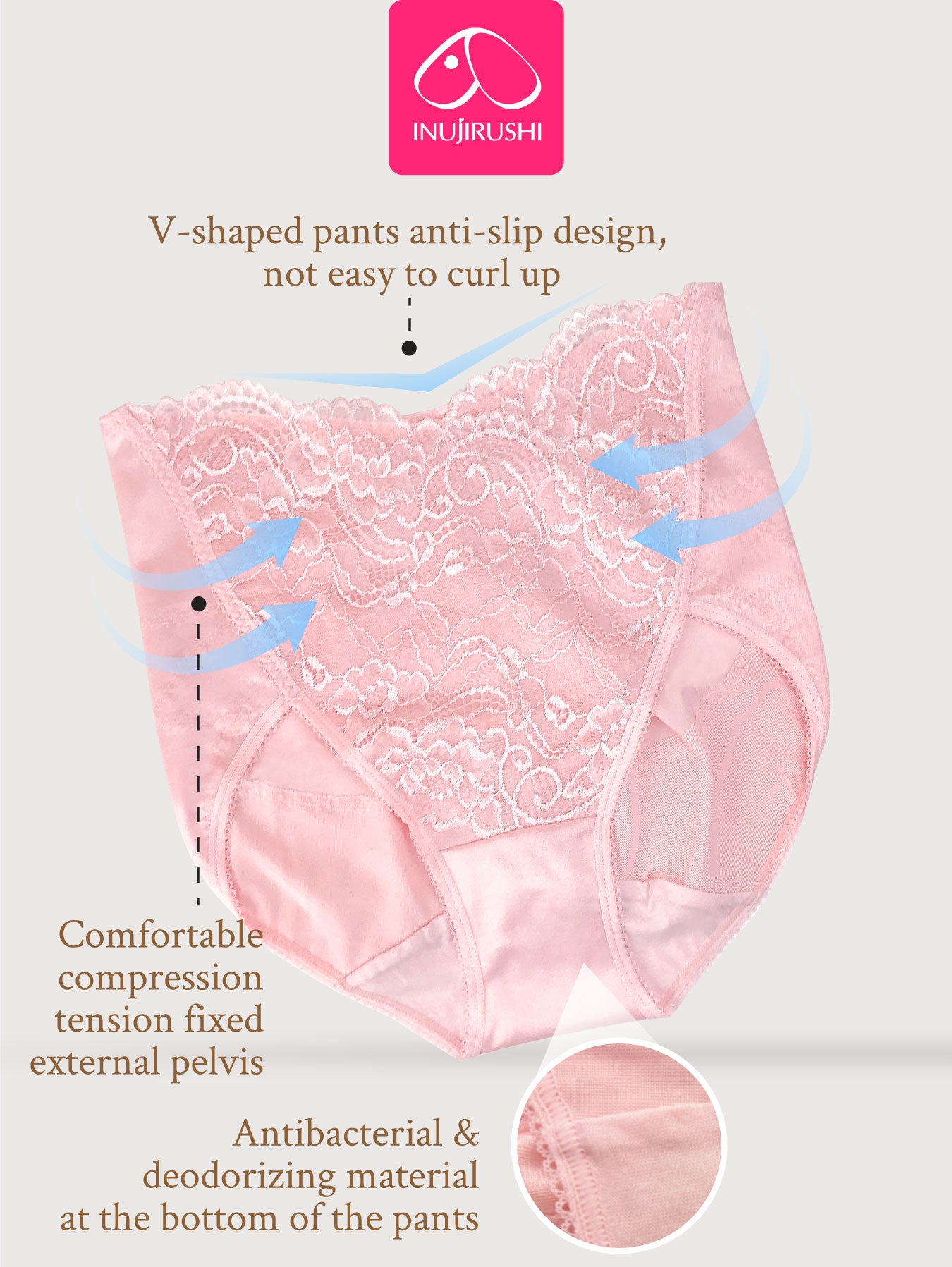 Lace Fixed Pelvic Brief