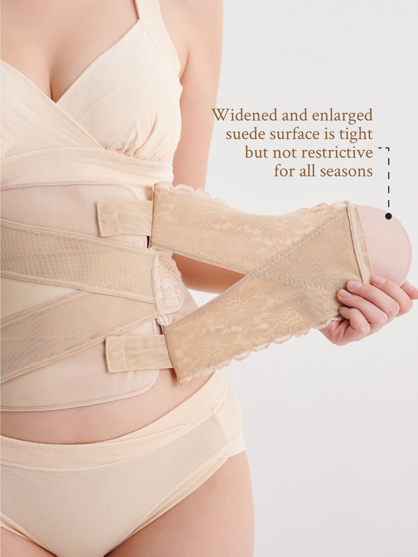 Powerful Lace Postnatal Belly Binder (Step 2)