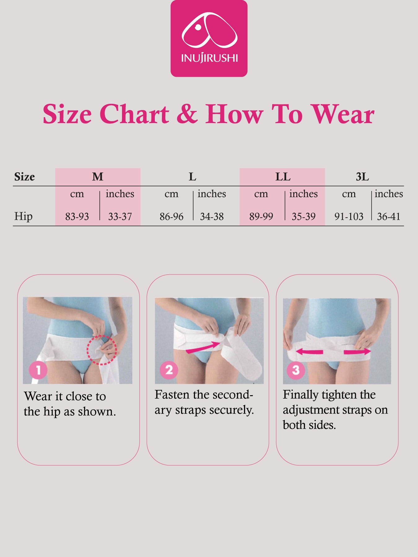 Day Use Comfortable Abdominal & Pelvic Belt Set (Step 2)