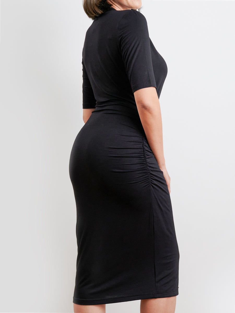 Scarlet Perfect Fit Side Crease Pull-Down Dress