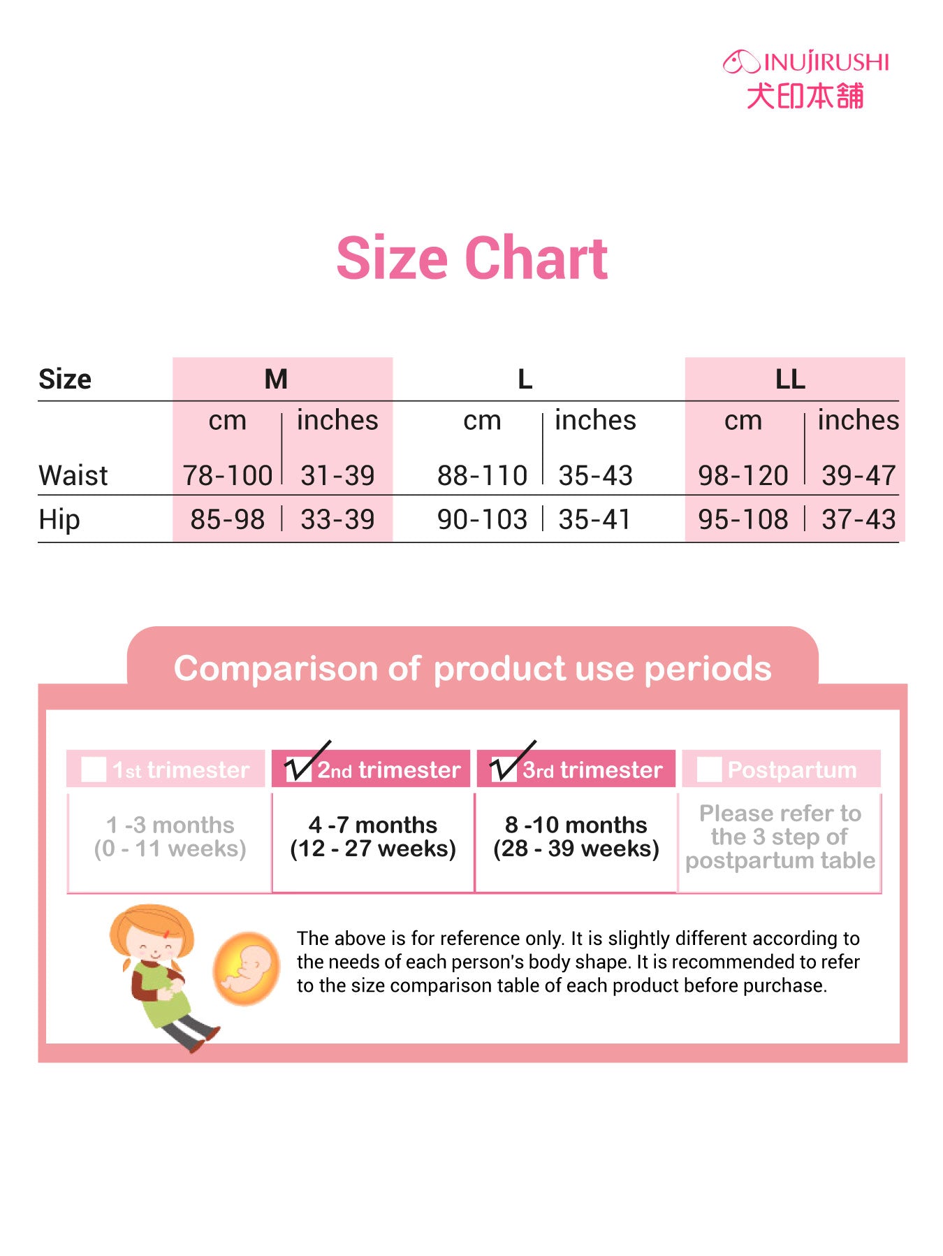 Inujirushi Anti-Static Pregnancy Support Belt