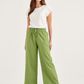 Green Sofea Cotton Linen Pants