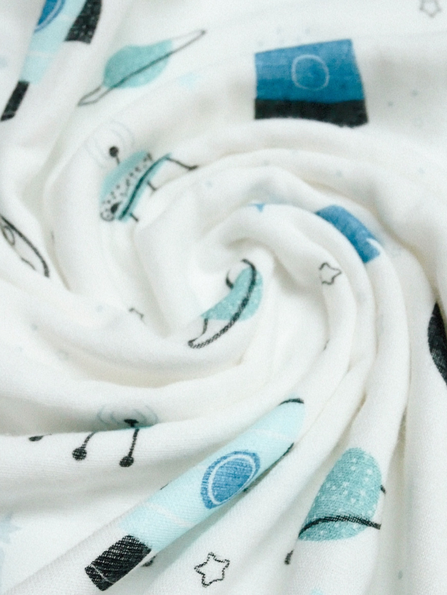 Spaceship Baby Blanket