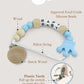 Easy-to-use pacifier clips