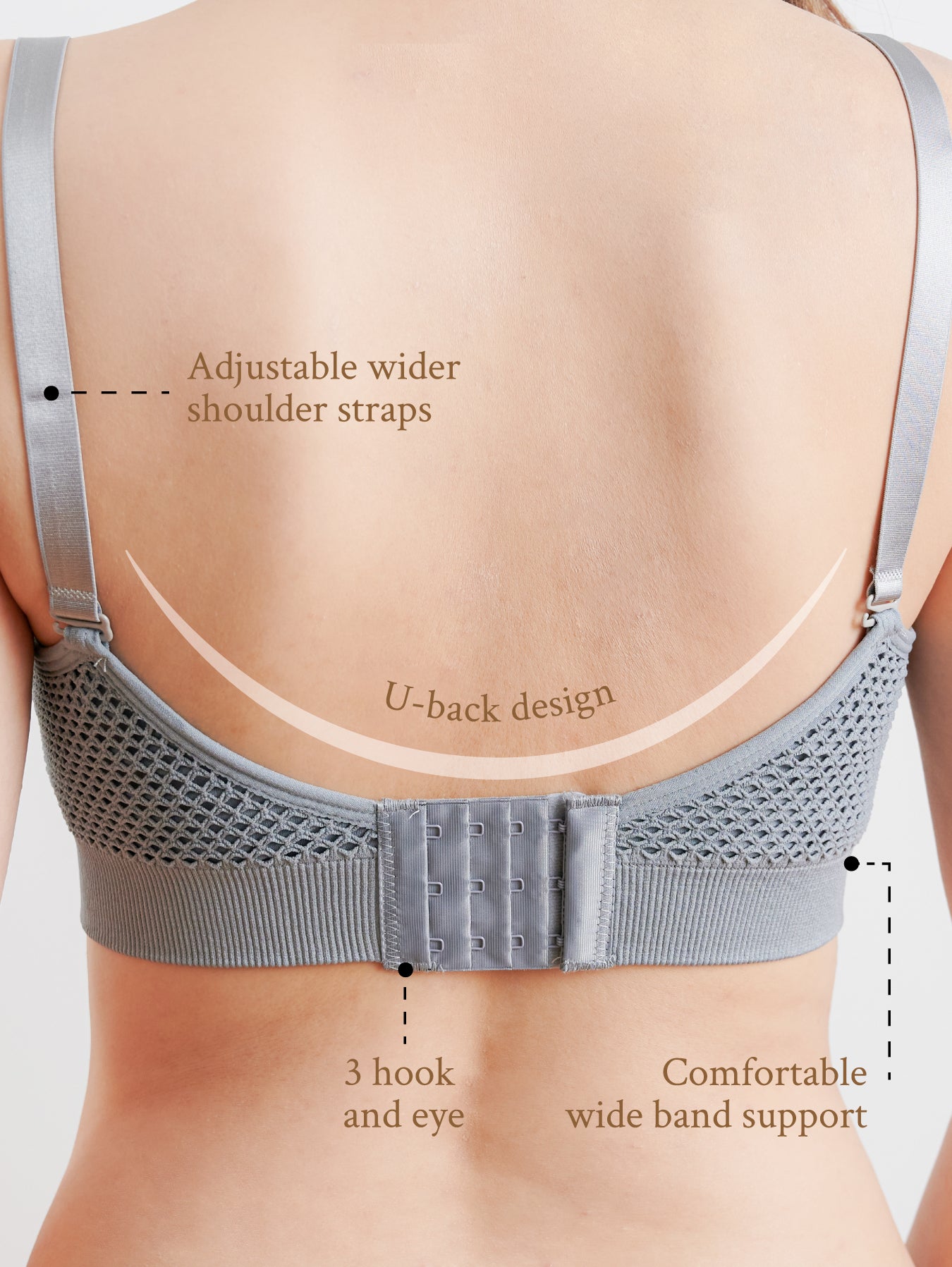 Nursing and pumping sports bra for active moms