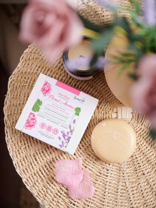Morning Floral Aroma Exfoliating Body Bar