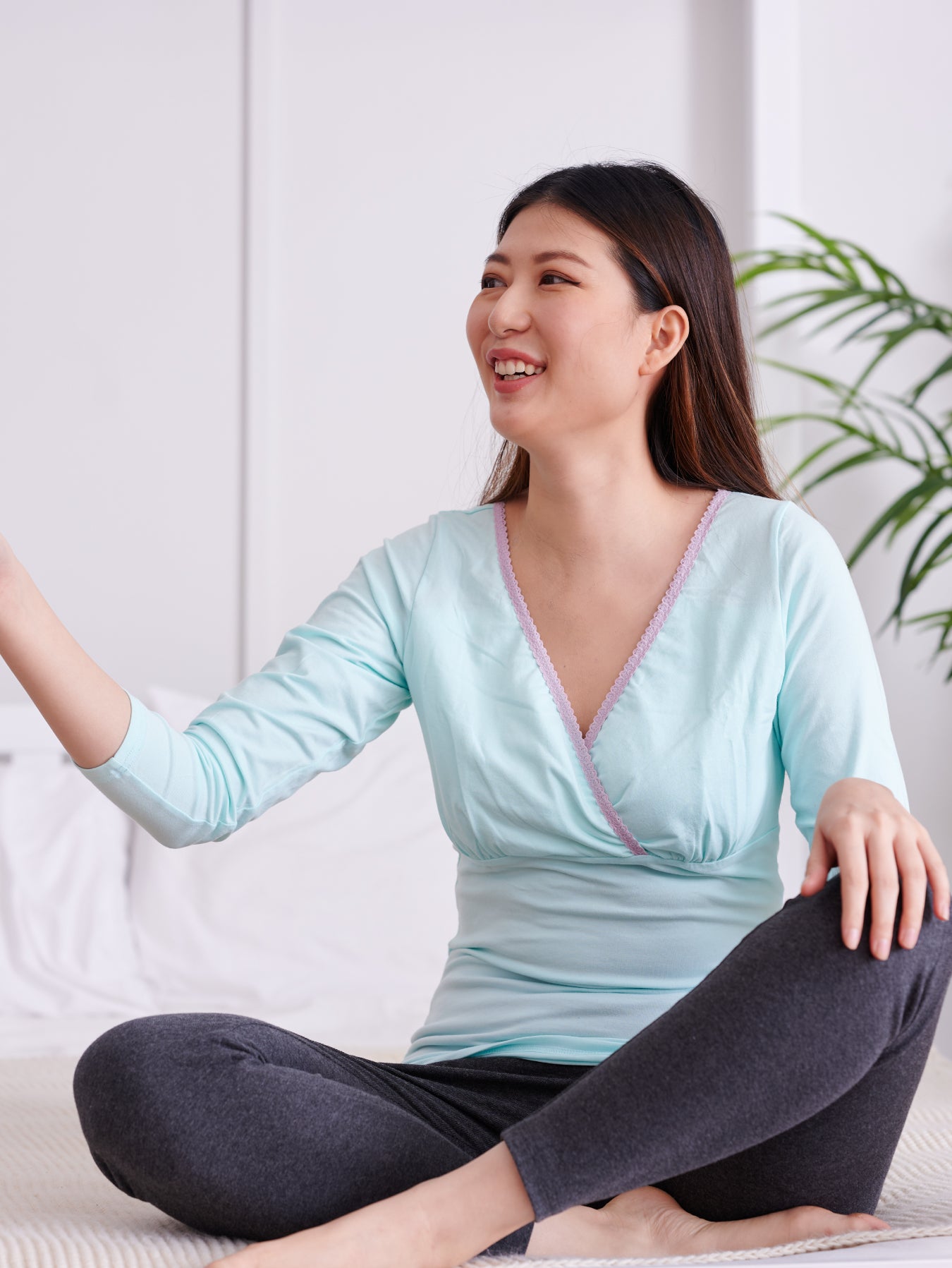 Long Sleeved Pajama Top