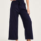 Versatile navy blue pants for any occasion