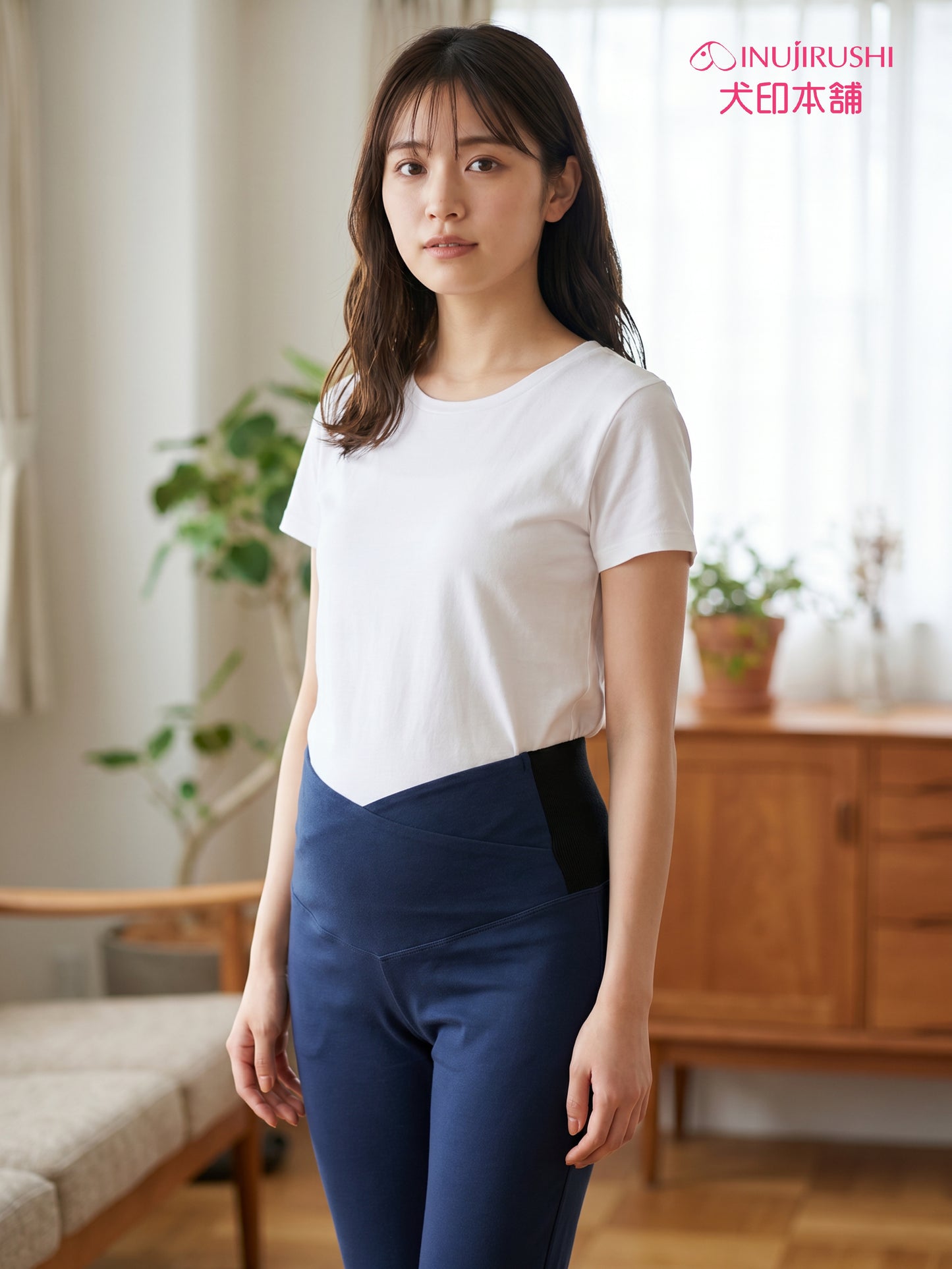 INUJIRUSHI Prenatal & Postpartum Maternity Denim Pants (Japan Made)