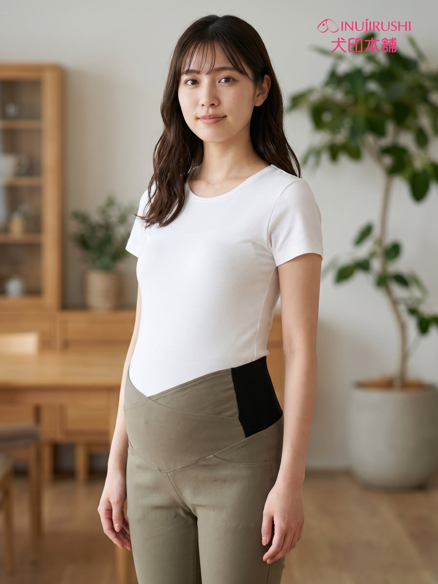 INUJIRUSHI Prenatal & Postpartum Maternity Denim Pants (Japan Made)