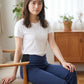 INUJIRUSHI Prenatal & Postpartum Maternity Denim Pants (Japan Made)