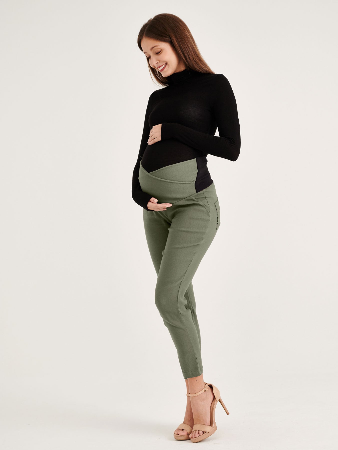 Inujirushi Fairy Skinny Leg Maternity Pants