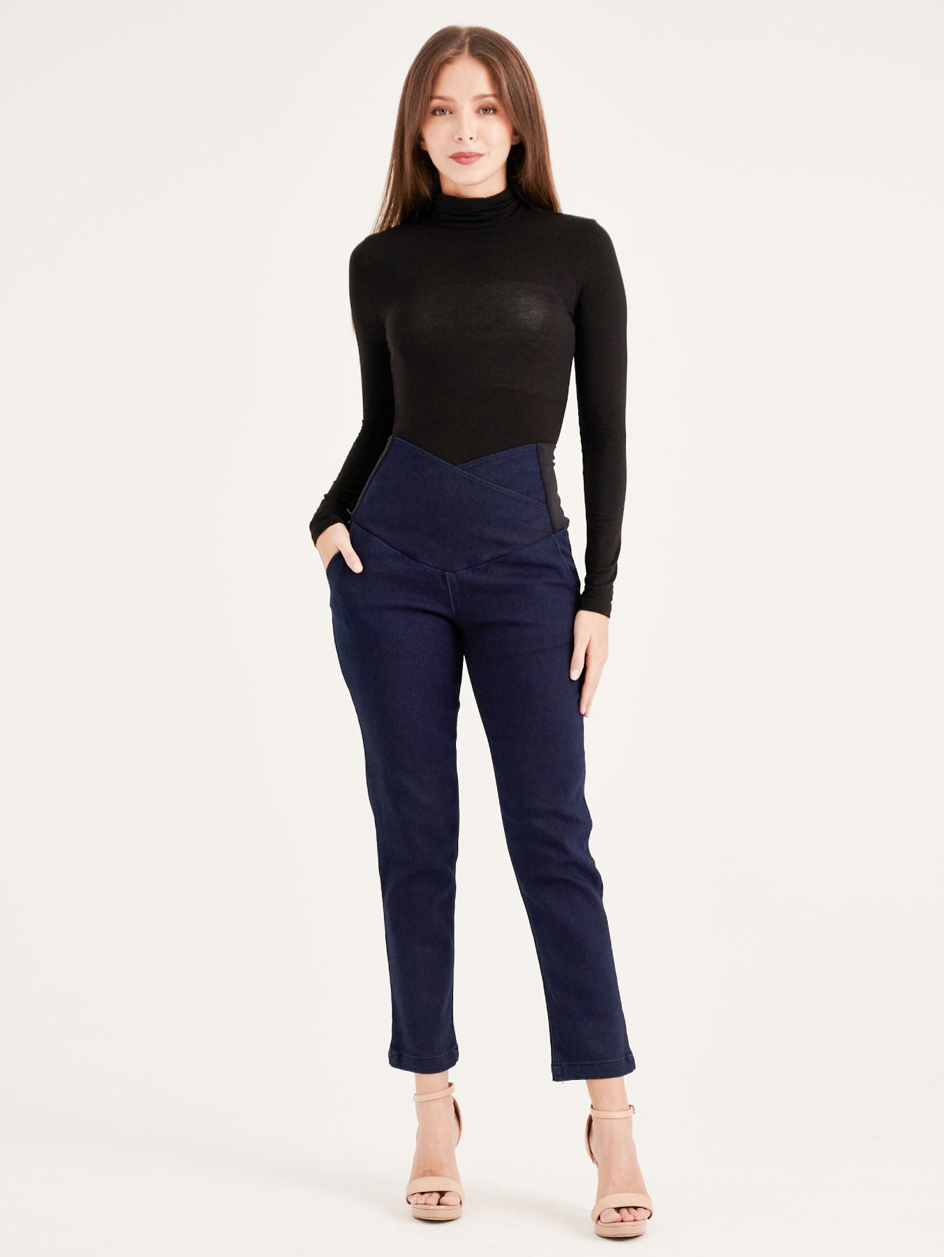 Inujirushi Navy Fairy Maternity Pant (Pre and Postpartum)