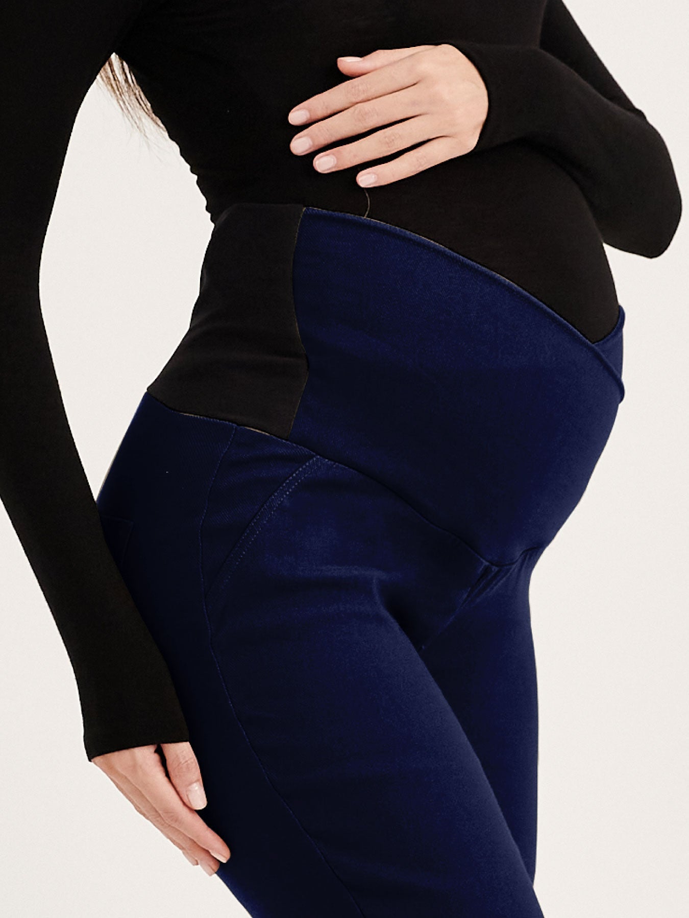INUJIRUSHI Prenatal & Postpartum Maternity Denim Pants (Japan Made)