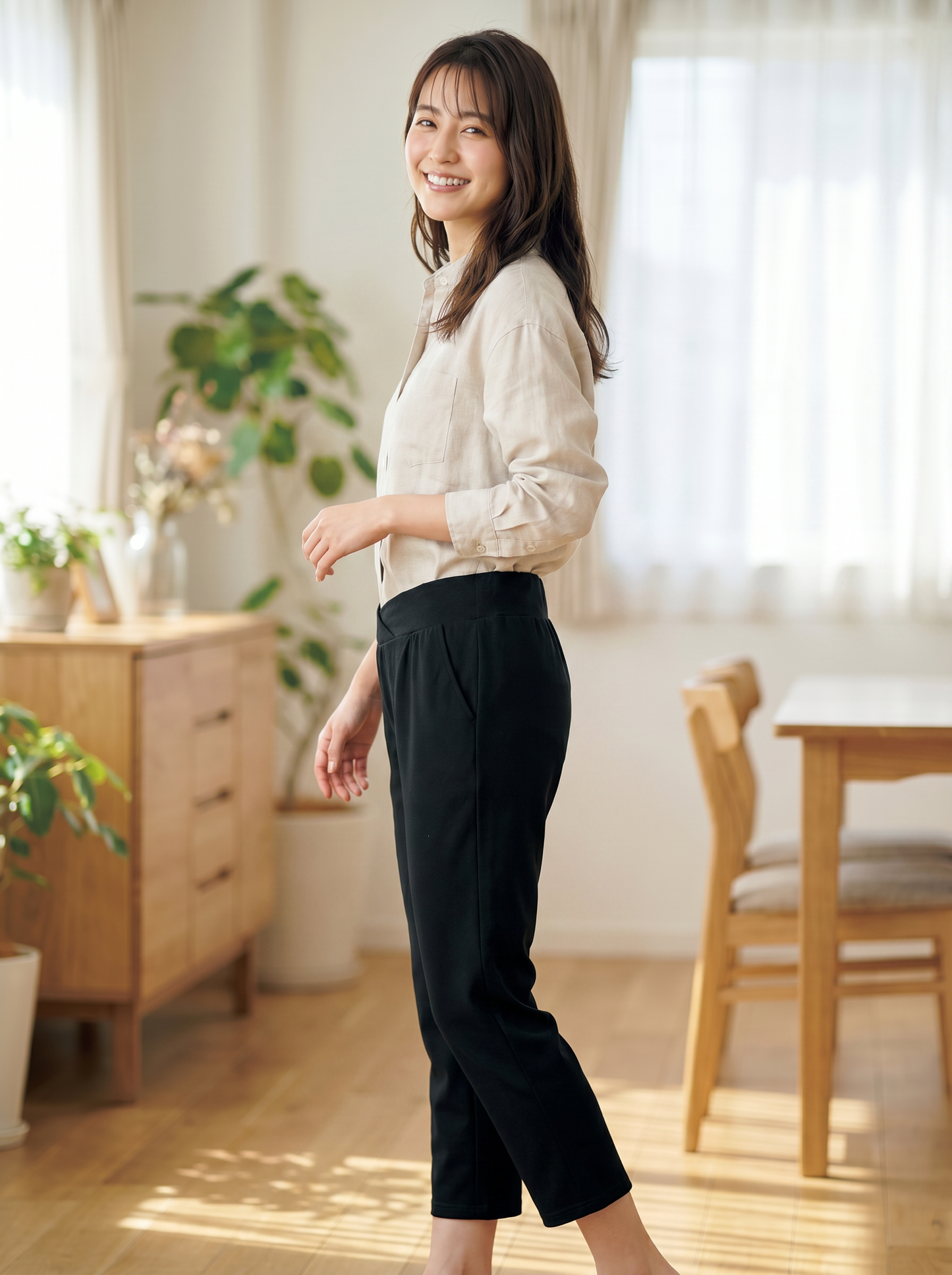 INUJIRUSHI Pregnancy & Postpartum Maternity Legging Pants (Japan Made)