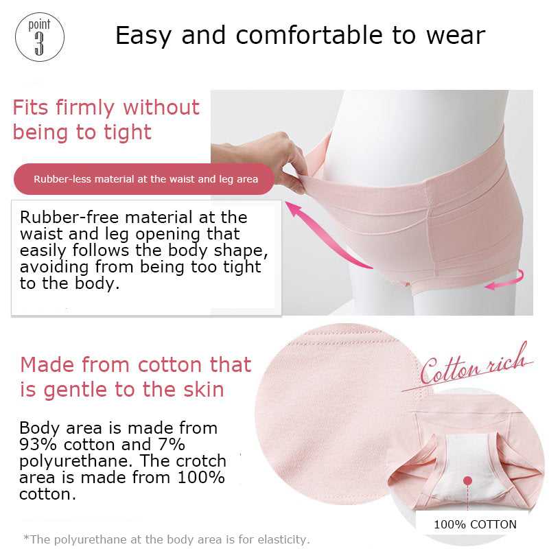INUJIRUSHI Pregnancy Belly & Pelvic Care Support Panties (Japan Made)