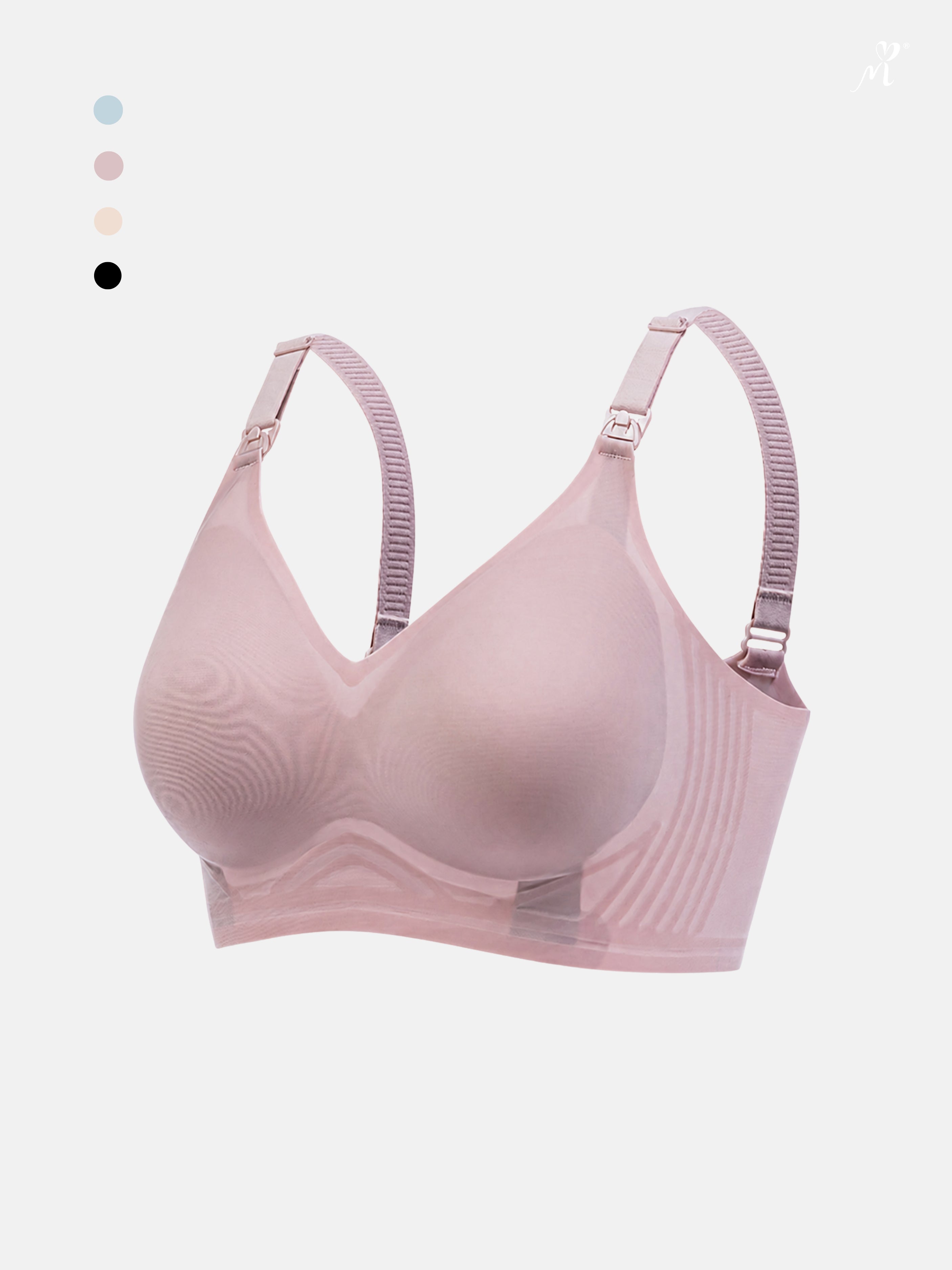 bmama様 Bmama Cooling Ice Silk Nursing Bra – Light, Seamless & Supportive