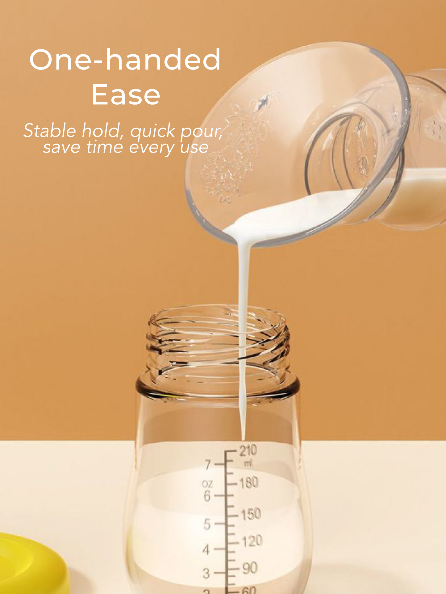 Manual Breast Pump Milk Collector Silicone BPA Free Milk Saver with Cover Food-Grade