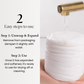 Natural Plant Fiber Disposable Hygiene Bath Towel (FREE Baby Towel)