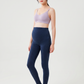 High Waist Maternity Legging - Blue
