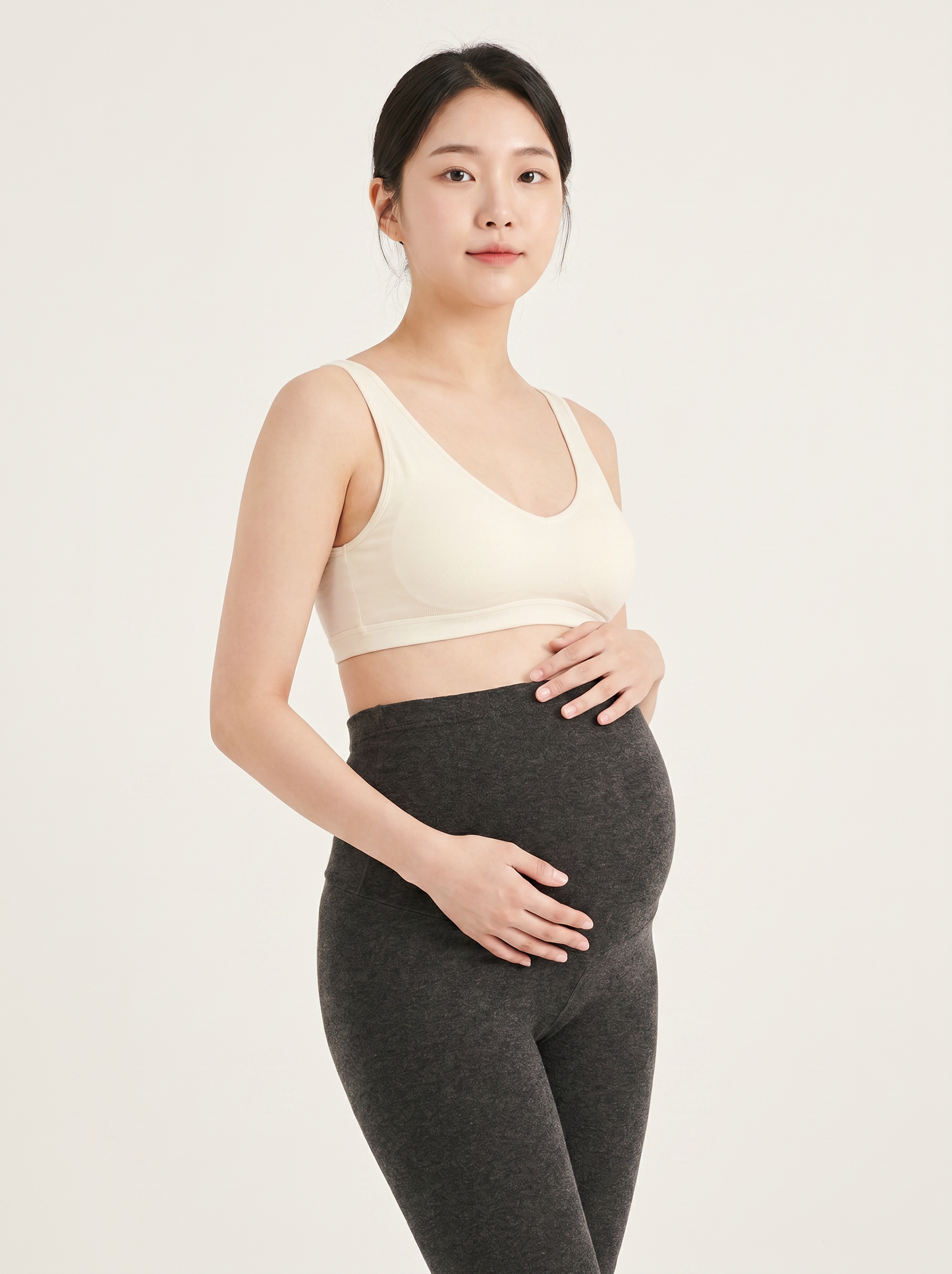 High Waist Maternity Legging - Grey