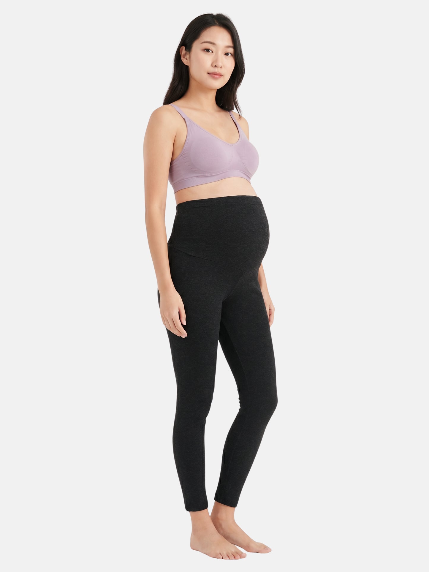 High Waist Maternity Legging - Black