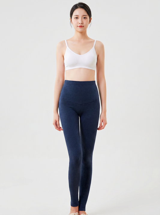 High Waist Maternity Legging - Blue
