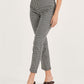 Checkered Support Outer Tightening Cross Belt Pelvis Pants