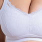 Premium Green Tea Extract Antibacterial Lace Top Open Nursing Bra