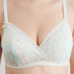 Floral Lacey Frontal Pull Down Nursing Bra