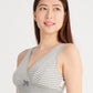 Striped Cotton Nursing Sport Bra
