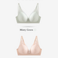 Dual Strap Middle Button Lace Nursing Bra