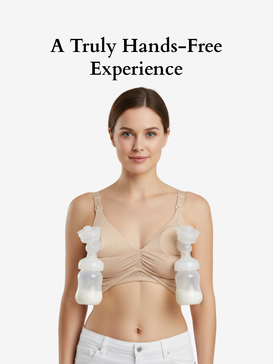 Bmama Comfort Breathable Hands-Free Pumping and Nursing Bra