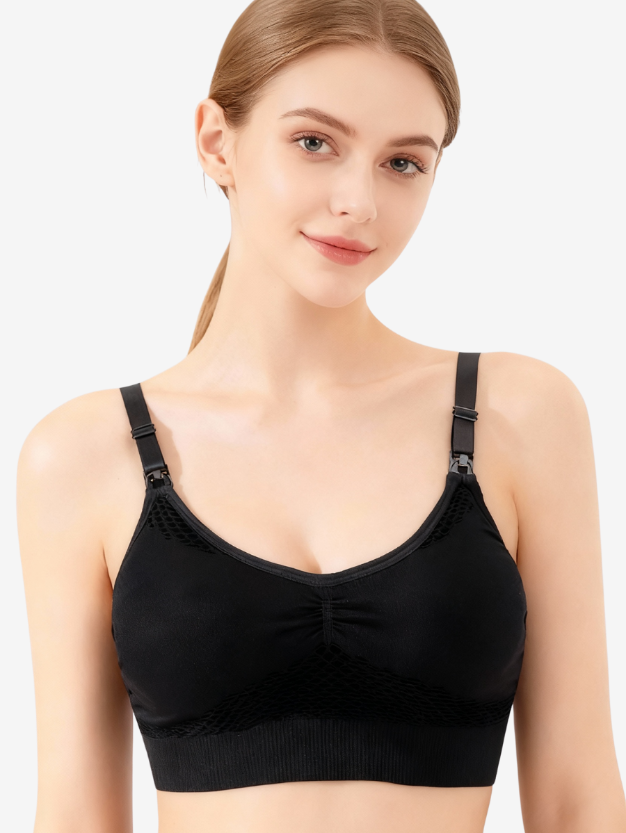 Bmama Comfort Breathable Hands-Free Pumping and Nursing Bra