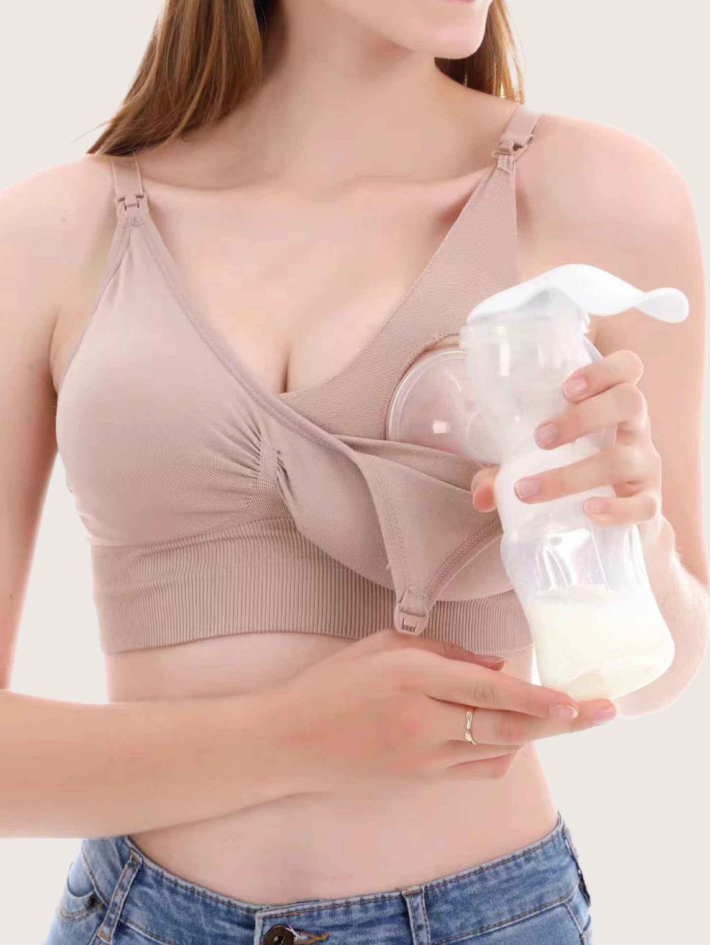 Sport Cotton Handsfree Pumping Bra (Petite Size)