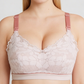 Super Soft Latex Lace Wireless Nursing Bra