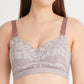 Super Soft Latex Lace Wireless Nursing Bra
