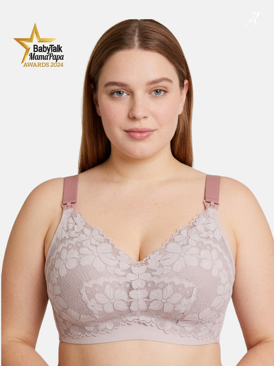 Plus Size Wireless Nursing Bra