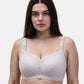 Bmama plus size full coverage wireless nursing bra on full-figured model